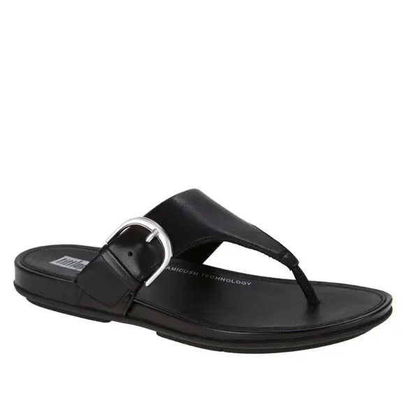 FITFLOP Gracie Black Flip Flop, New without Box! Size US 10 - Picture 1 of 11